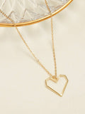 Buy Shein Heart Decor Necklace in Pakistan