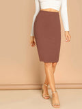 Buy Shein Slim Fit Pencil Skirt in Pakistan