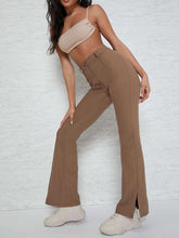 Buy Shein Slit Hem Flare Leg Pants in Pakistan