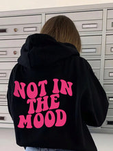 Buy SHEIN Slogan Graphic Kangaroo Pocket Drop Shoulder Drawstring Hoodie in Pakistan