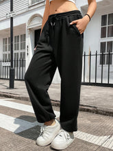 Buy SHEIN Solid Drawstring Waist Slant Pocket Sweatpants in Pakistan