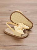 Buy SHEIN Summer Yellow Soft Sole Baby Sandals For Girls Aged 0-1 in Pakistan