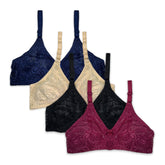 Buy Pack of 4 - Lace Net Bras in Pakistan