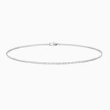 Buy Thin Cuban Curb Link Silver Bracelet 1.5MM in Pakistan
