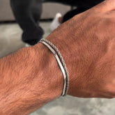 Buy Diamond Rope Snake Bracelet Silver in Pakistan