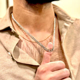 Buy Silver Cuban Link Chain in Pakistan