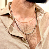 Buy Silver Cuban Link Chain in Pakistan