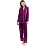 Buy Silk PJ Set - Purple in Pakistan
