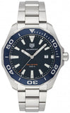 Buy Tag Heuer Aquaracer Blue Dial Silver Steel Strap Watch for Men - WAY101C.BA0746 in Pakistan