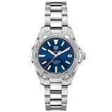 Buy Tag Heuer Aquaracer Blue Dial Silver Steel Strap Watch for Women - WBD1312.BA0740 in Pakistan