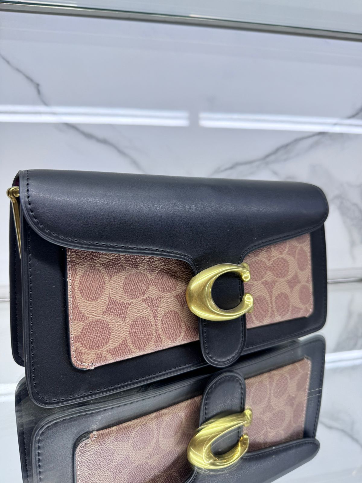 Buy Coach Tabby Monogram Shoulder Bag - Black Tan in Pakistan