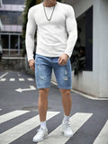 Buy FULL SLEEVES WAFFLE KNIT TEE - WHITE in Pakistan