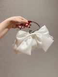 Buy SHEIN Fashionable Bow Decor Clip Evening Bag in Pakistan