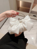 Buy SHEIN Fashionable Bow Decor Clip Evening Bag in Pakistan