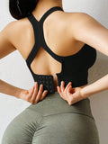 Buy SHEIN Yoga Sports Bra Wireless Gym Tops Underwear Cross Top Sports Tank Push Up Bras Hockproof Running Lingerie in Pakistan
