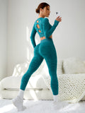 Buy SHEIN Yoga Trendy Seamless Raglan Sleeve Sports Set in Pakistan