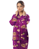 Buy Linen Pajama Suit with Scrunchie - Teddy Dreamwear in Pakistan