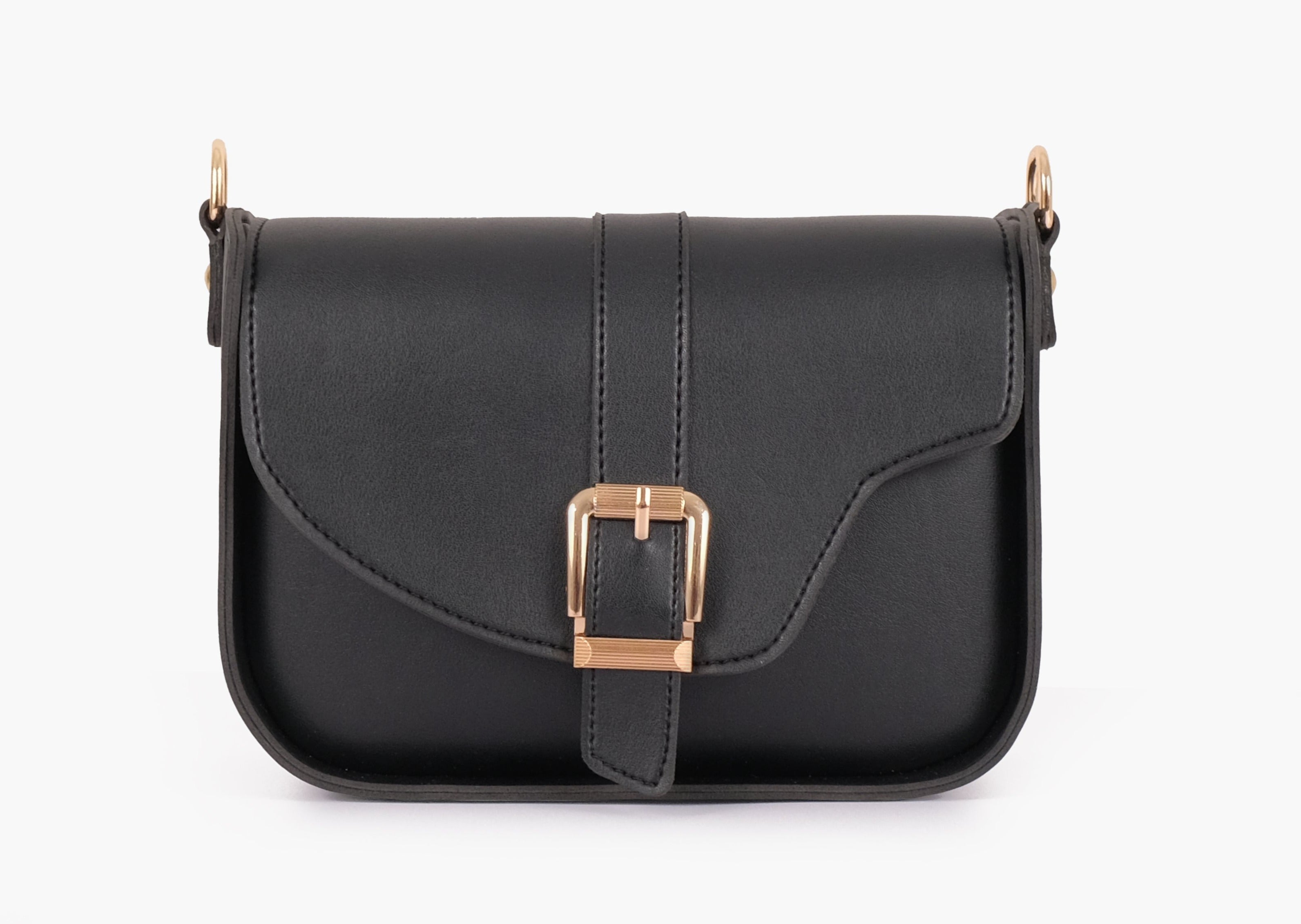 Buy Saddle Buckle Bag - Black in Pakistan