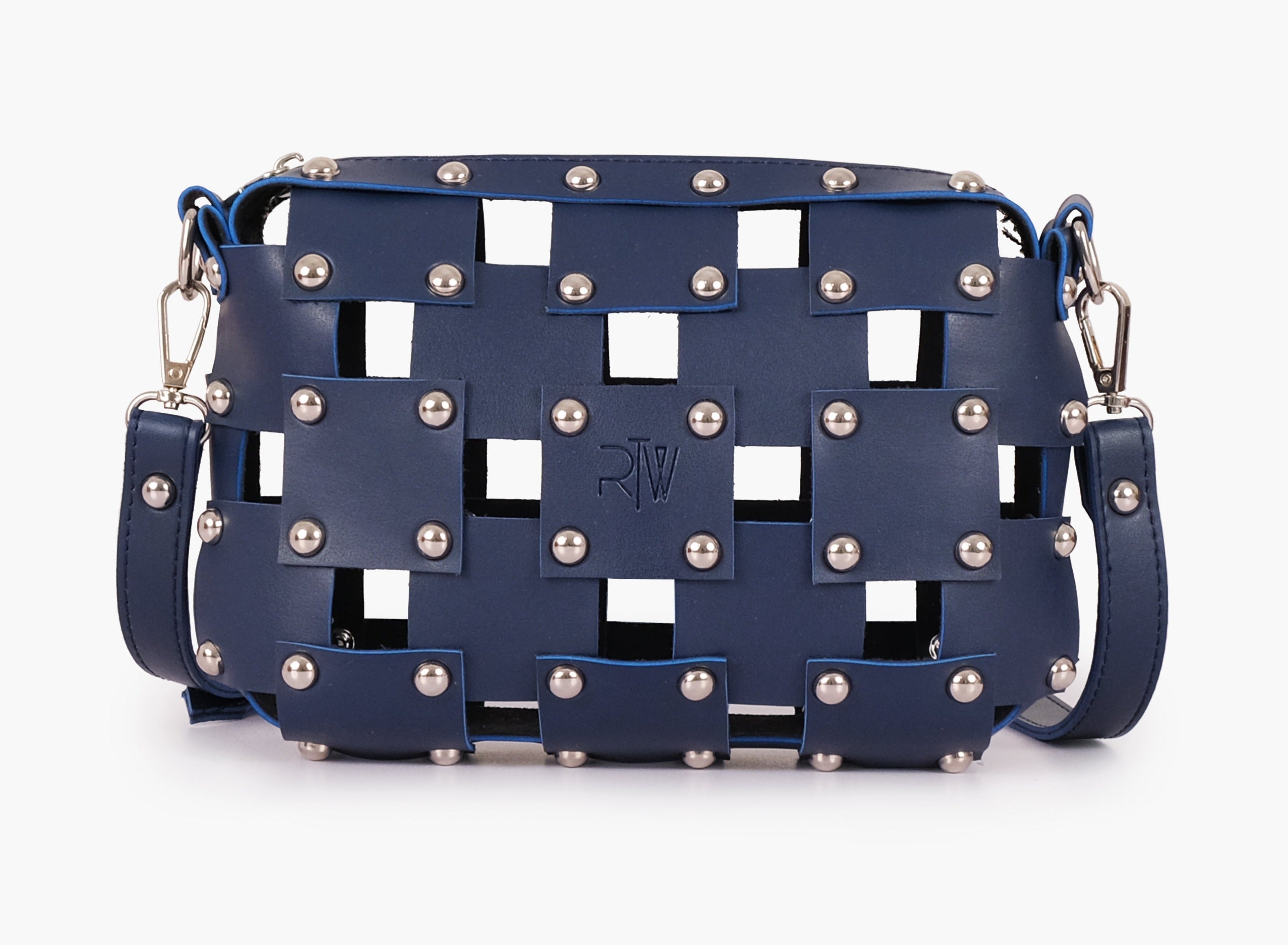 Buy Rivet Cross Body Bag - Blue in Pakistan