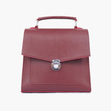 Buy Push Lock Messenger Bag - Burgundy in Pakistan