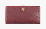 Buy Quilted Two Fold Wallet - Burgundy in Pakistan