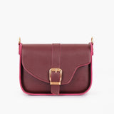 Buy Saddle Buckle Bag - Burgundy in Pakistan
