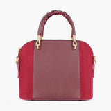 Buy Suede Small Evening Bag - Burgundy in Pakistan