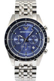 Buy Emporio Armani Men's Chronograph Quartz Stainless Steel Blue Dial 46mm Watch AR6072 in Pakistan