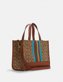 Buy Coach Dempsey Carryall In Signature Jacquard With Stripe And Coach Patch Bag Large in Pakistan