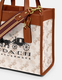 Buy Coach Field Tote In Signature Canvas With Horse And Carriage Print Bag Small in Pakistan