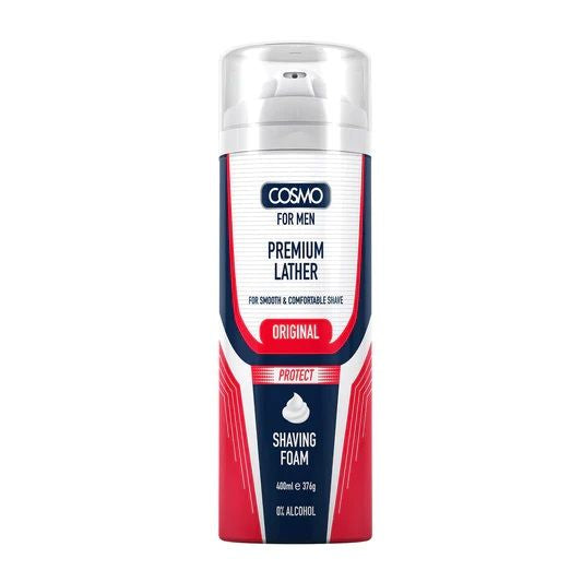 Buy Cosmo Shaving Foam Original Protect 400ml White Dome & Bottom in Pakistan