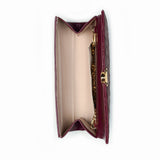 Buy ~ Quilted Clutch ~ Maroon in Pakistan