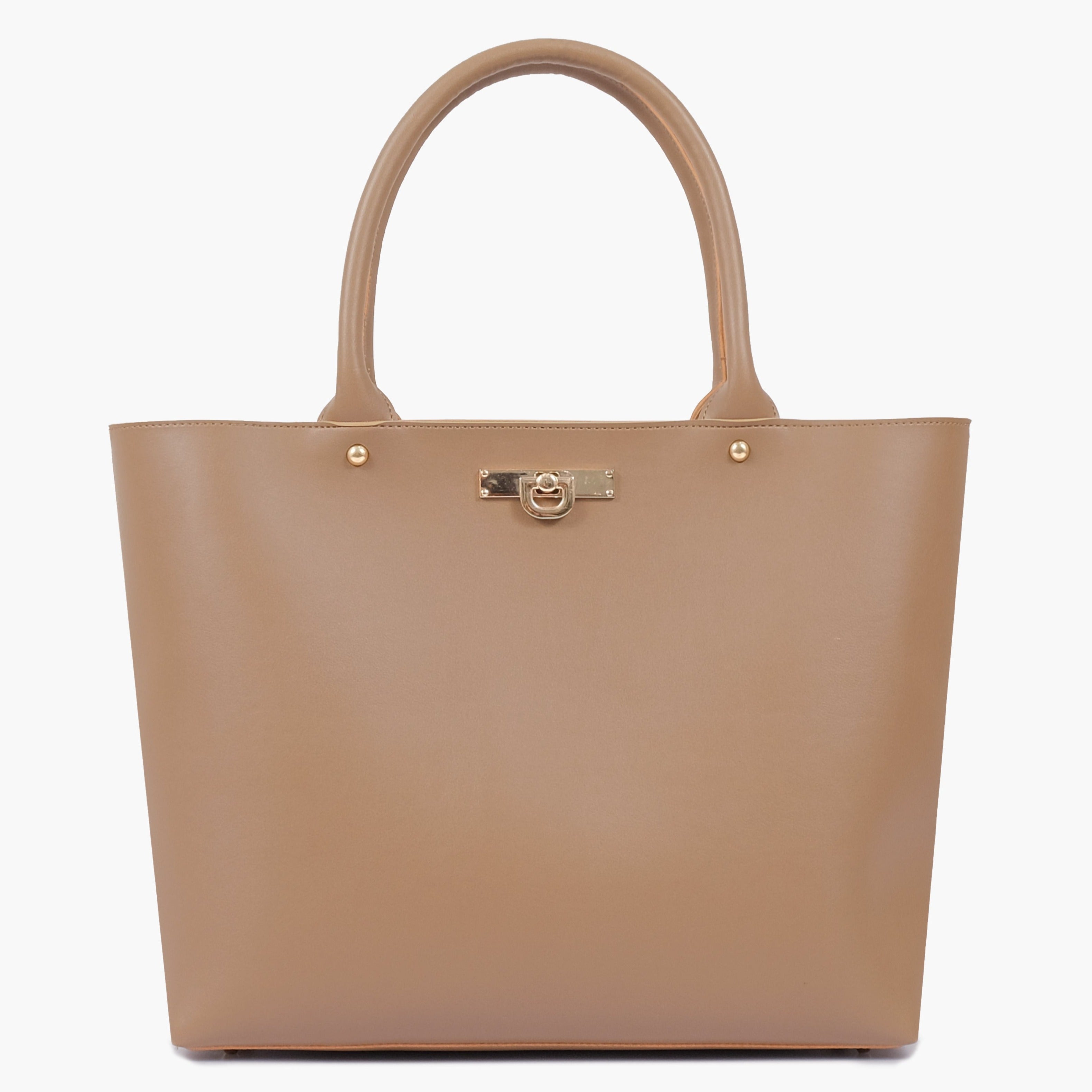 Buy Zipper Tote Bag - Coffee in Pakistan