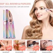 Buy FLAWLESS 2 IN 1 HAIR REMOVER AND EYEBROW RECHARGEABLE MACHINE in Pakistan