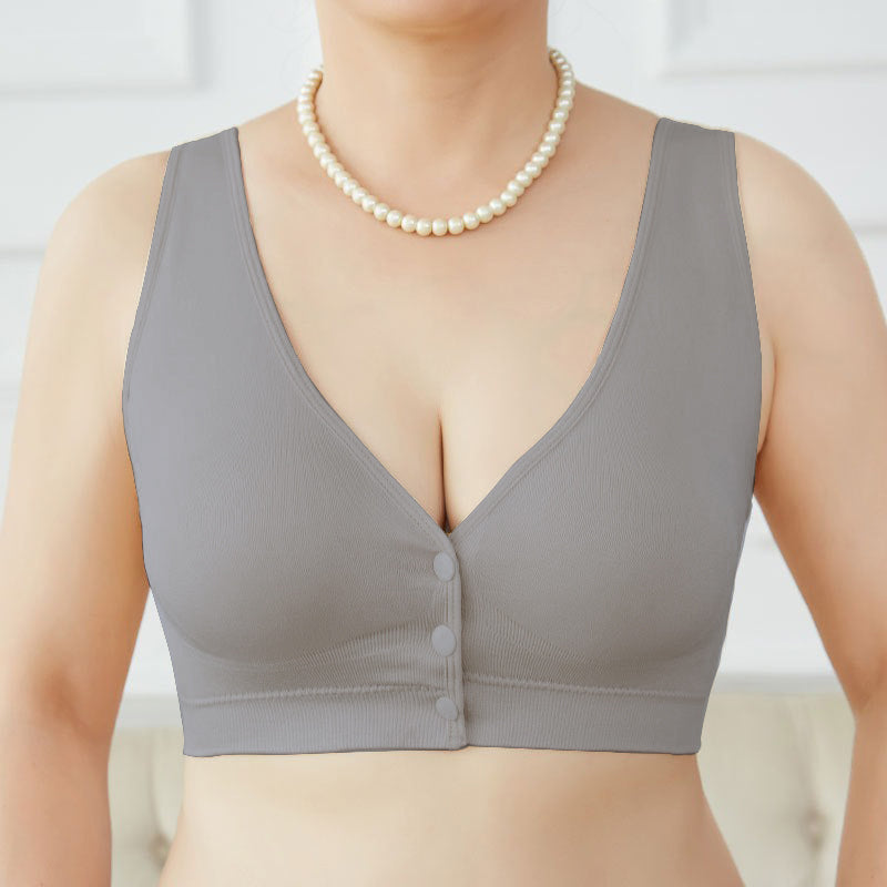 Buy Sleek Button Bra - Grey in Pakistan