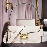 Buy Coach NWT Tabby Box Leather Bag - Chalk in Pakistan