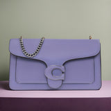 Buy Coach Chain Plain Leather Bridal Logo Bag in Pakistan