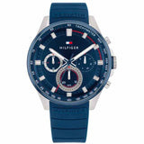 Buy Tommy Hilfiger Max Blue Dial Blue Rubber Strap Watch for Men - 1791970 in Pakistan