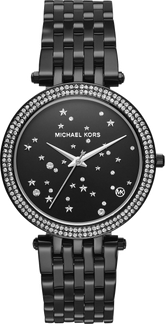 Buy Michael Kors Darci Black Dial with Diamonds Black Steel Strap Watch for Women - MK3787 in Pakistan