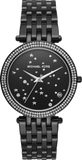 Buy Michael Kors Darci Black Dial with Diamonds Black Steel Strap Watch for Women - MK3787 in Pakistan
