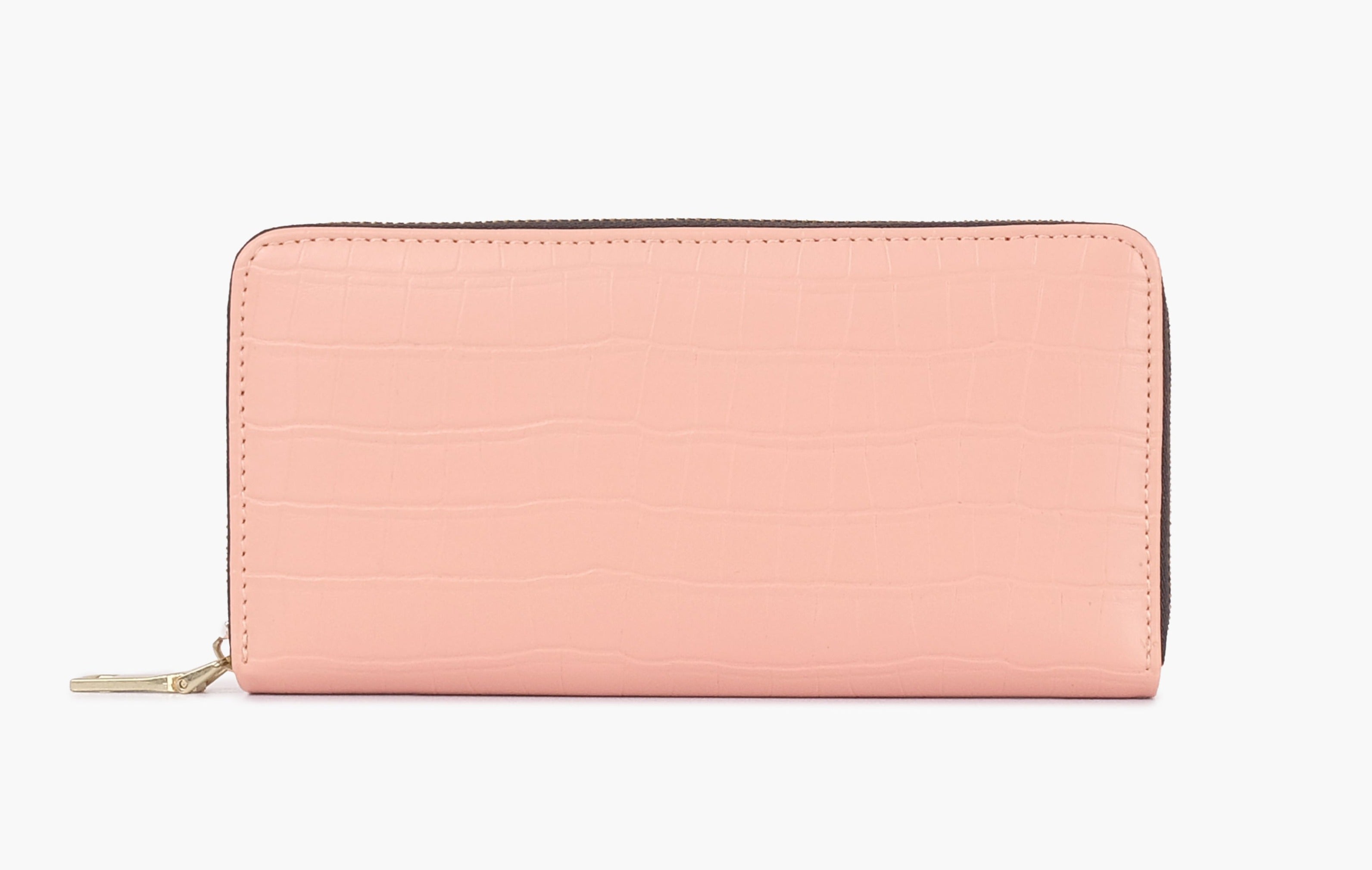 Buy Crocodile Pattern Wallet - Pink in Pakistan