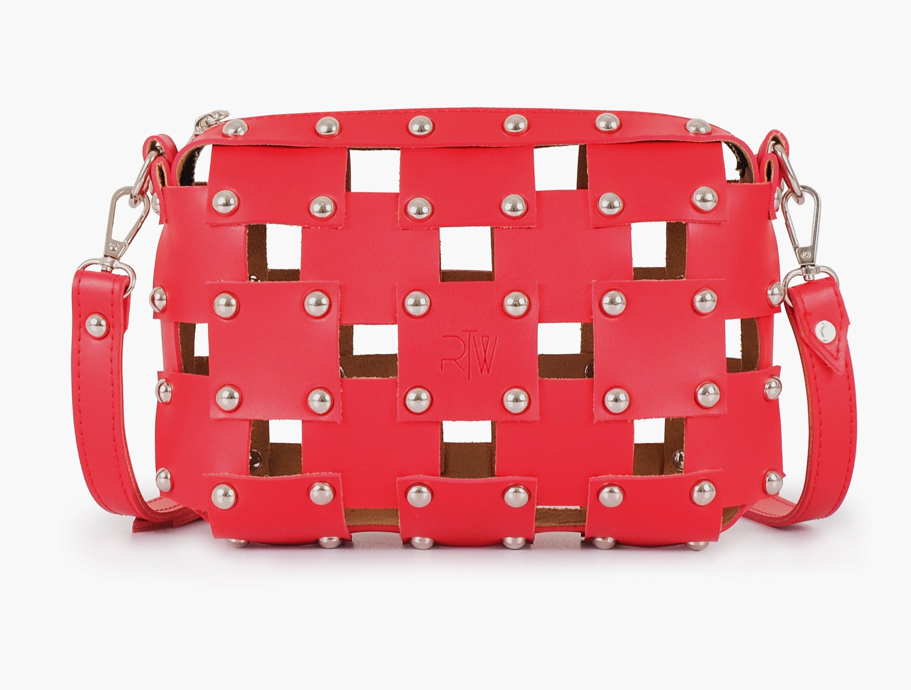 Buy Rivet Cross Body Bag - Red in Pakistan
