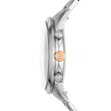 Buy Fossil Men's Chronograph Silver Stainless Steel Grey Dial 44mm Watch FS5407 in Pakistan