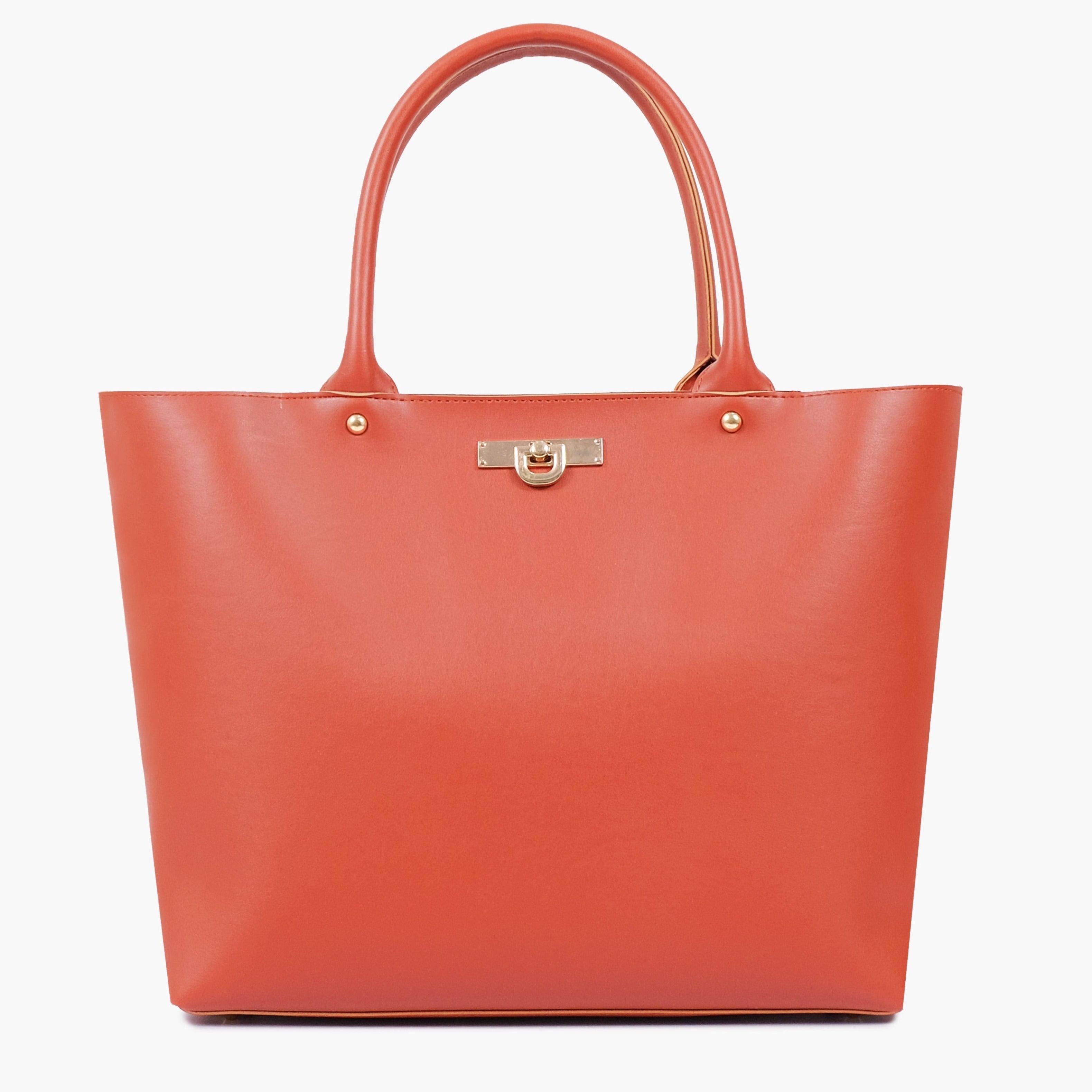 Buy Zipper Tote Bag - Rust in Pakistan