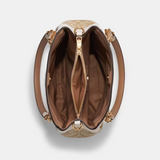 Buy Coach Cammie Chain Signature Canvas Leather Bucket Small Bag - Khaki Chalk in Pakistan