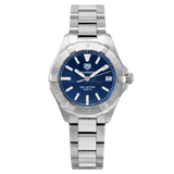 Buy Tag Heuer Aquaracer Blue Dial Silver Steel Strap Watch for Women - WBD1312.BA0740 in Pakistan