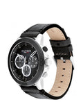 Buy Tommy Hilfiger Men's Quartz Leather Strap Black Dial 46mm Harley Watch 1791894 in Pakistan
