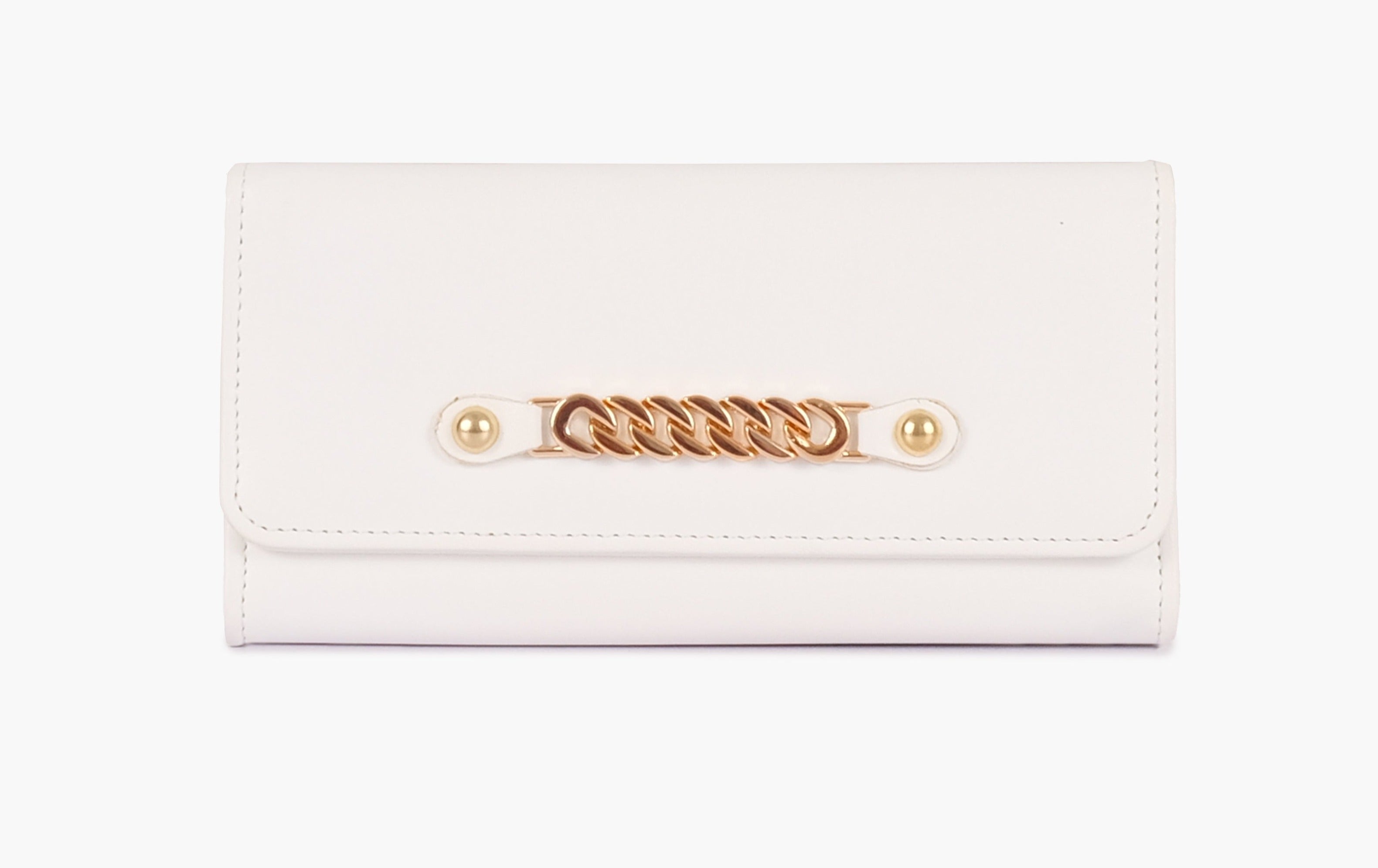 Buy Three Fold Wallet - White in Pakistan