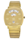 Buy Gucci Grip Gold Dial Gold Stainless Steel Strap Watch for Men - YA157409 in Pakistan