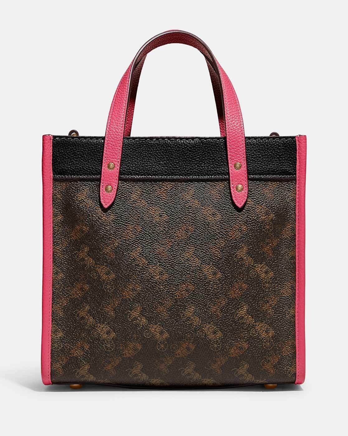 Buy Coach Field Tote In Signature Canvas With Horse And Carriage Print Bag Small in Pakistan